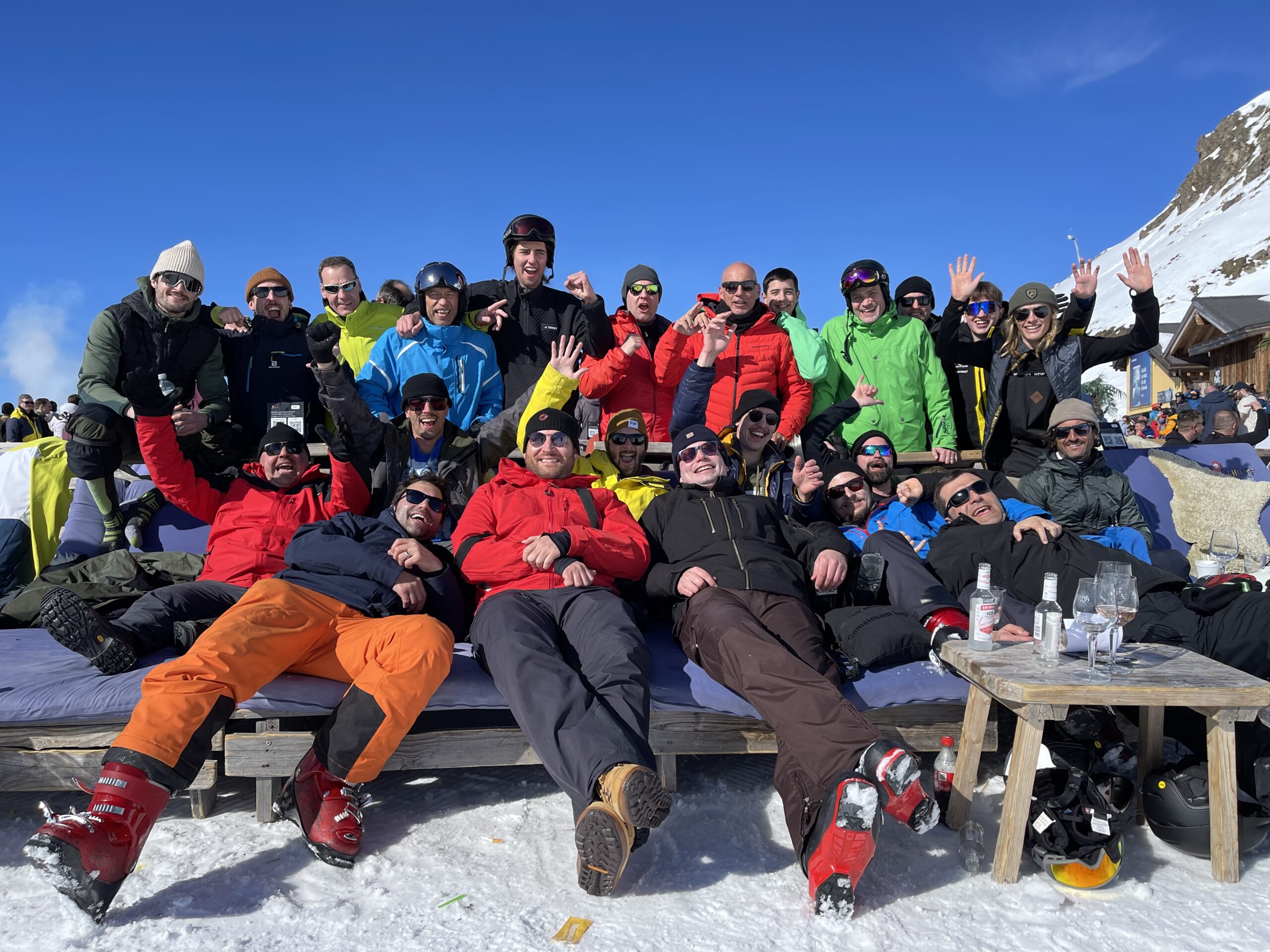 Skiweekend 2023 mit 23 Mitglieder des TVO in Davos